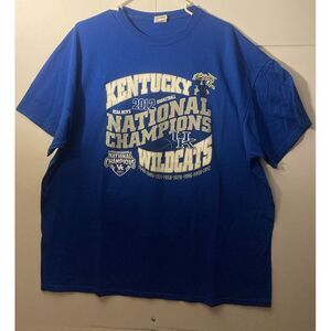 2012 Kentucky Wildcats National‎ Championship T Shirt 2XL